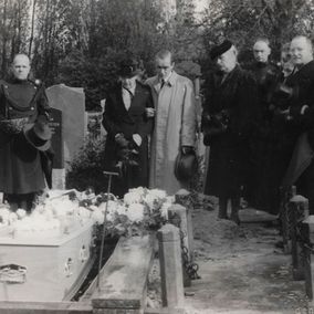 Historische begrafenis