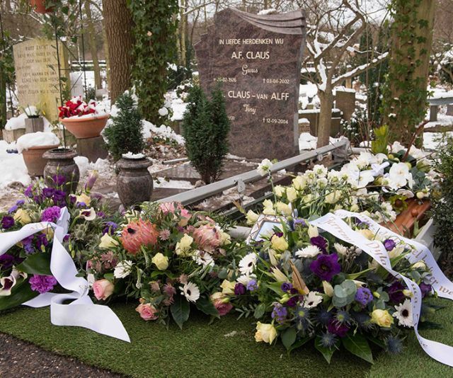 Bloemstuk uitvaart fotograferen