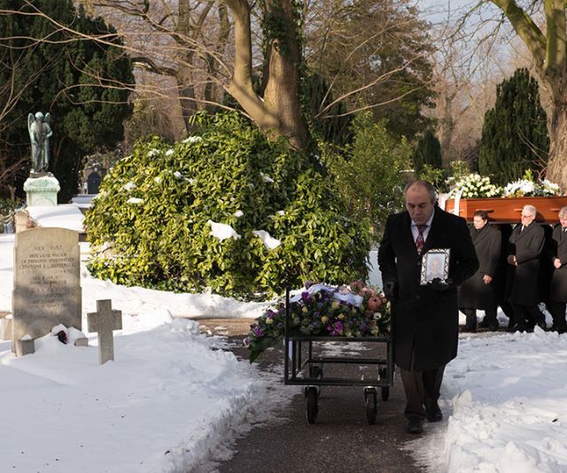 Foto's begrafenis