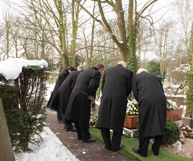 Begrafenis fotograferen